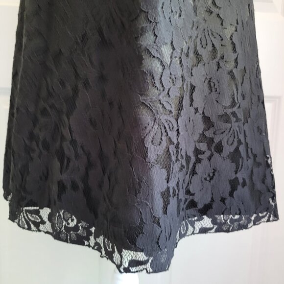 Smart Set little black lace dress size 7 - Picture 7 of 10